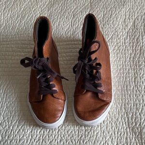 Old Navy Brown and Black High-Top Sneakers